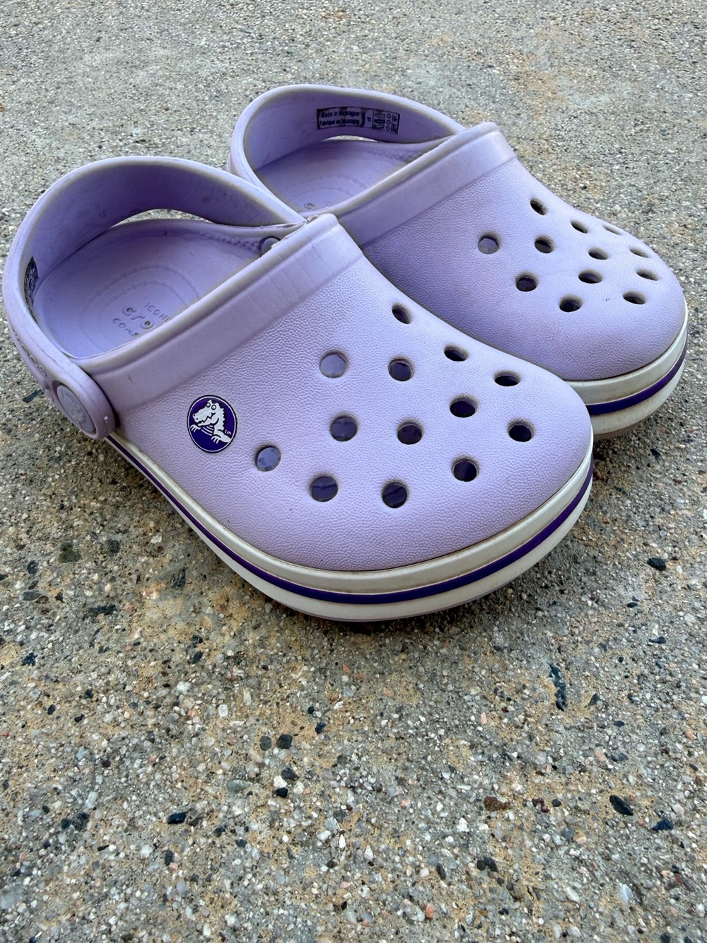 Crocs Crocband Clogs purple little kids size C6
